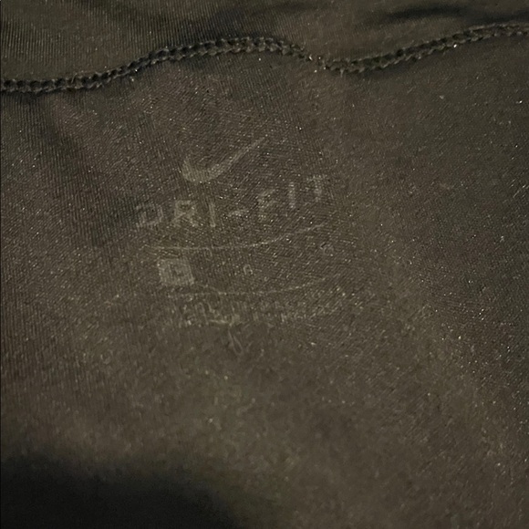 3/$30 Nike Women's Black and Silver Athletic Shorts - Picture 3 of 6